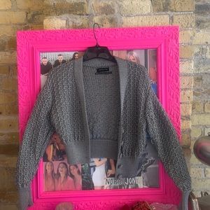 Urban outfitters cropped knit sweater